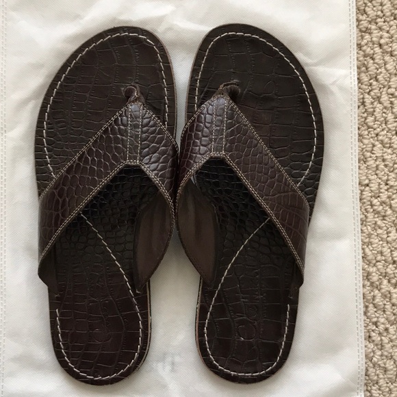 men's dressy flip flops